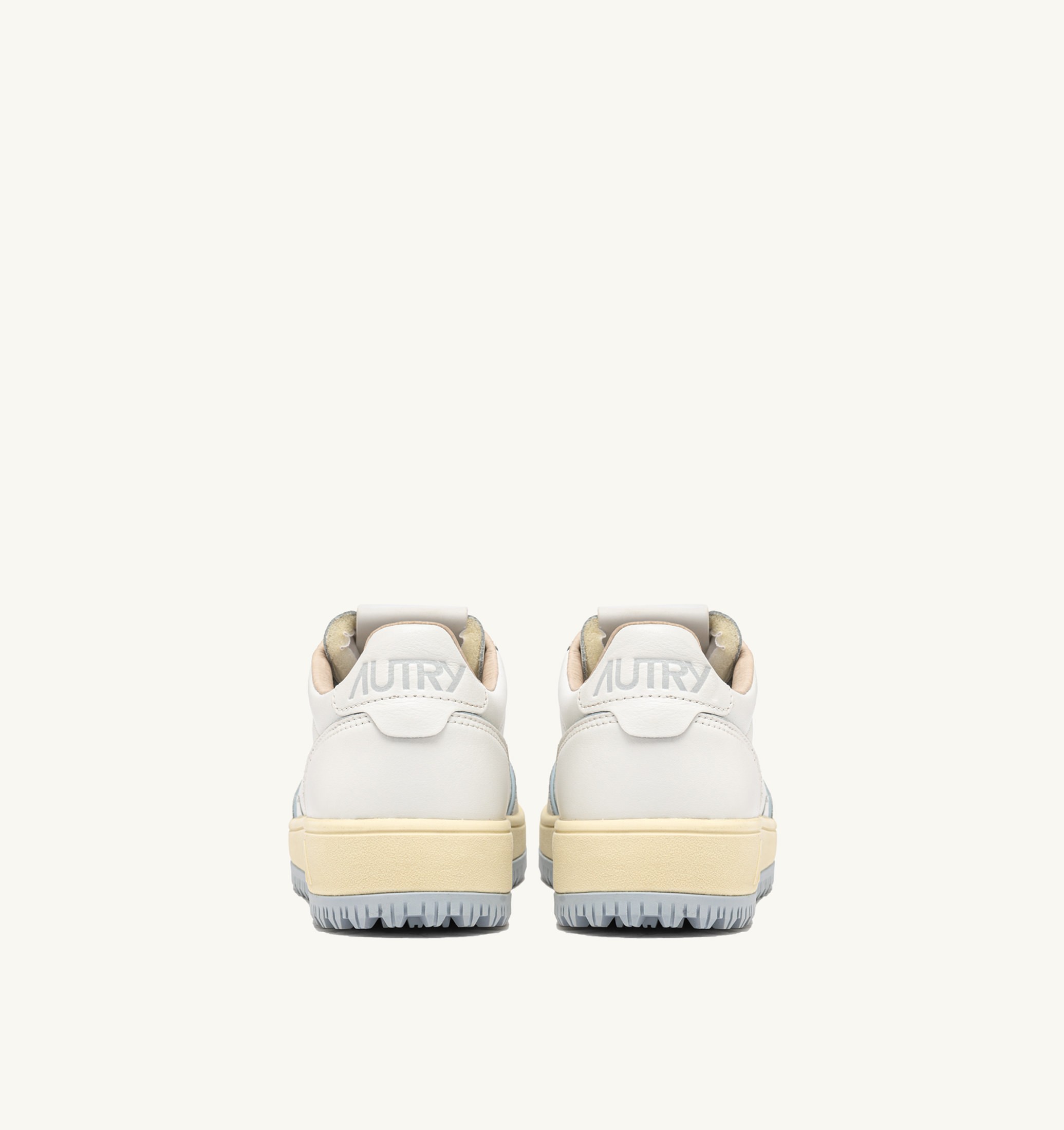SNEAKERS GOLF LOW IN PELLE COLORE BIANCO E PEARL BLUE