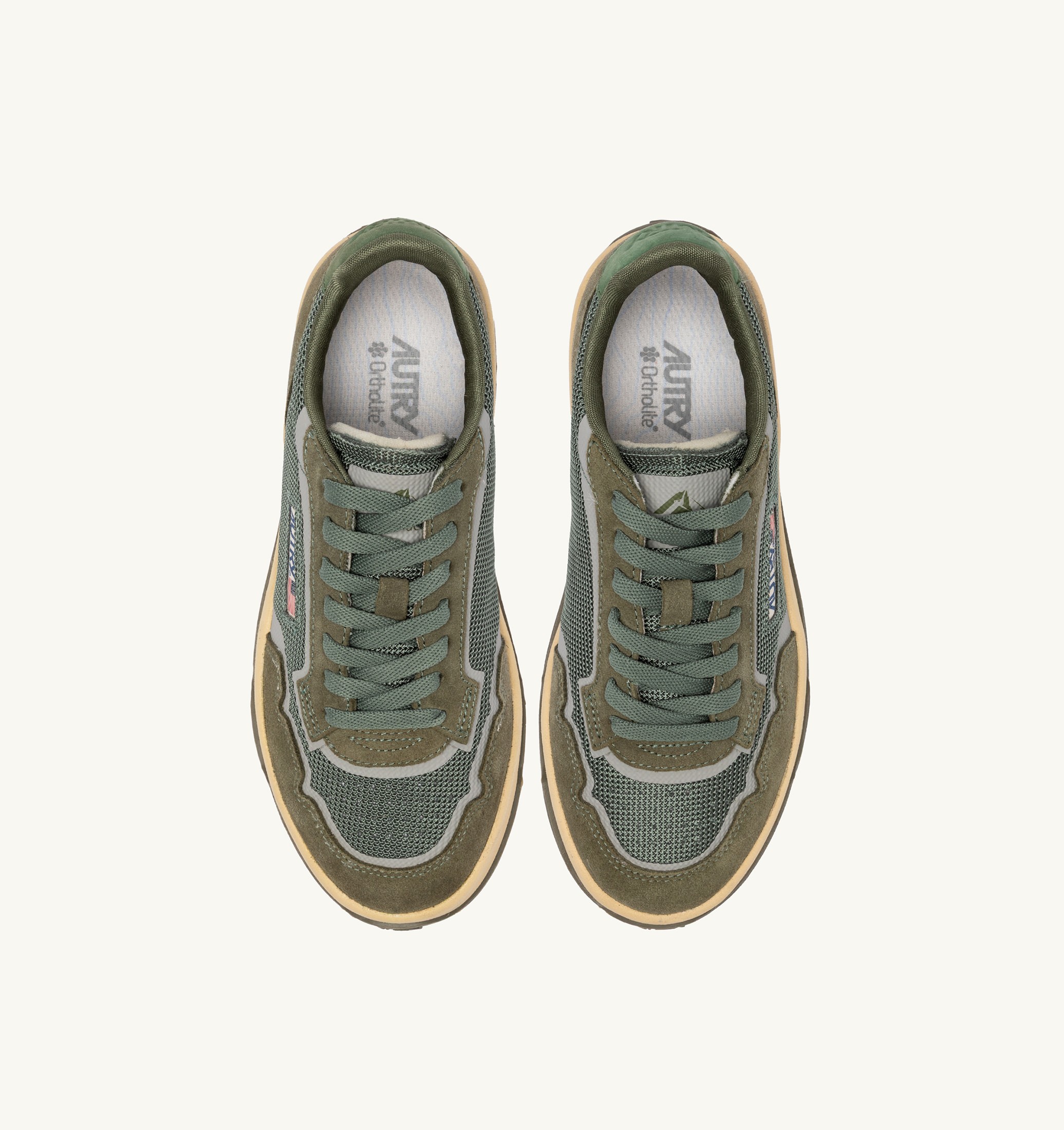 SNEAKERS WILDPACE LOW IN DRAGON MESH E SUEDE SCHIO E MILITARY
