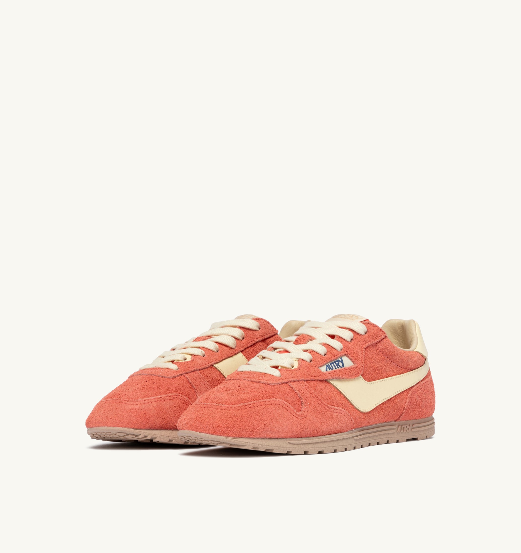 SNEAKERS WINDSPIN IN SUEDE E PELLE BLUSH E RUTABAGA